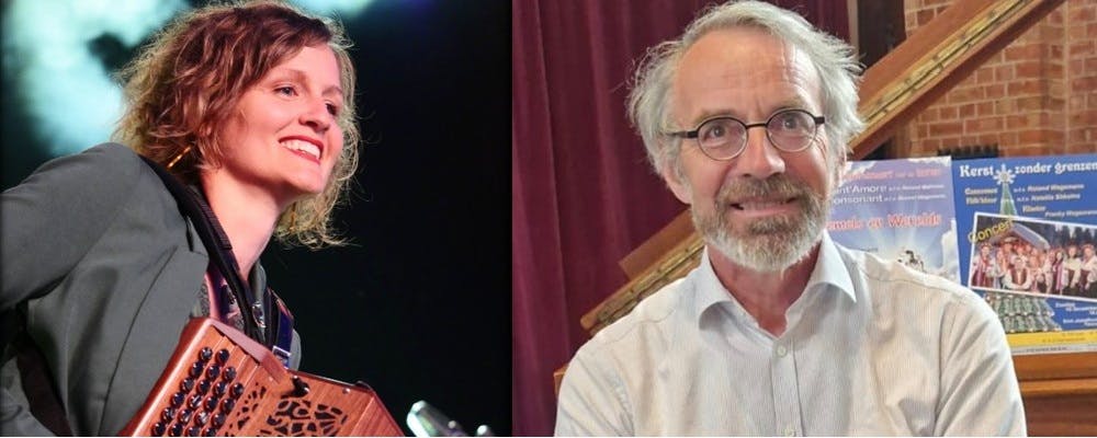 Elke De Meester, accordeon & Franky Wagemans, orgel