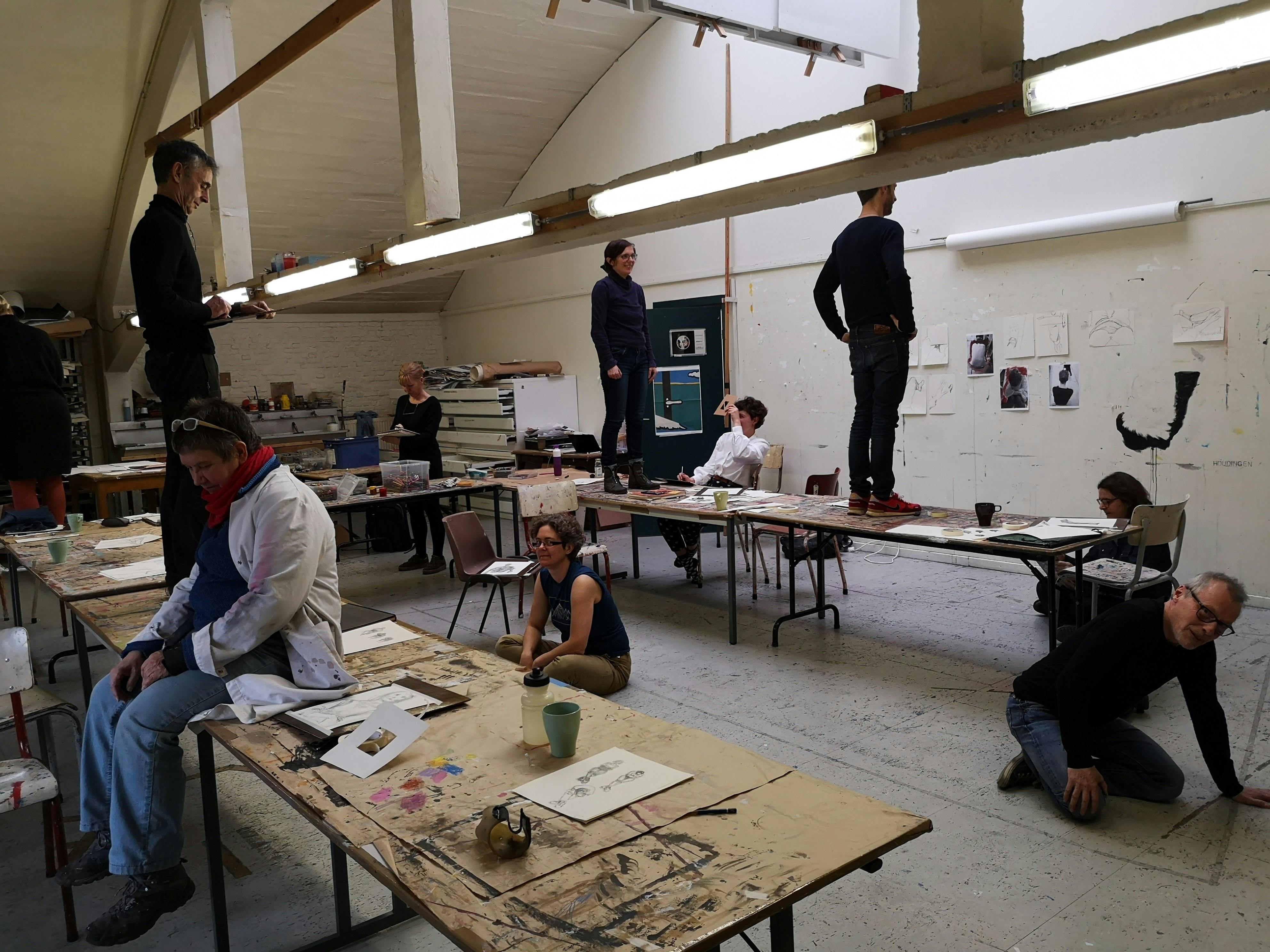 Open atelier voor schilders, tekenaars en illustratoren