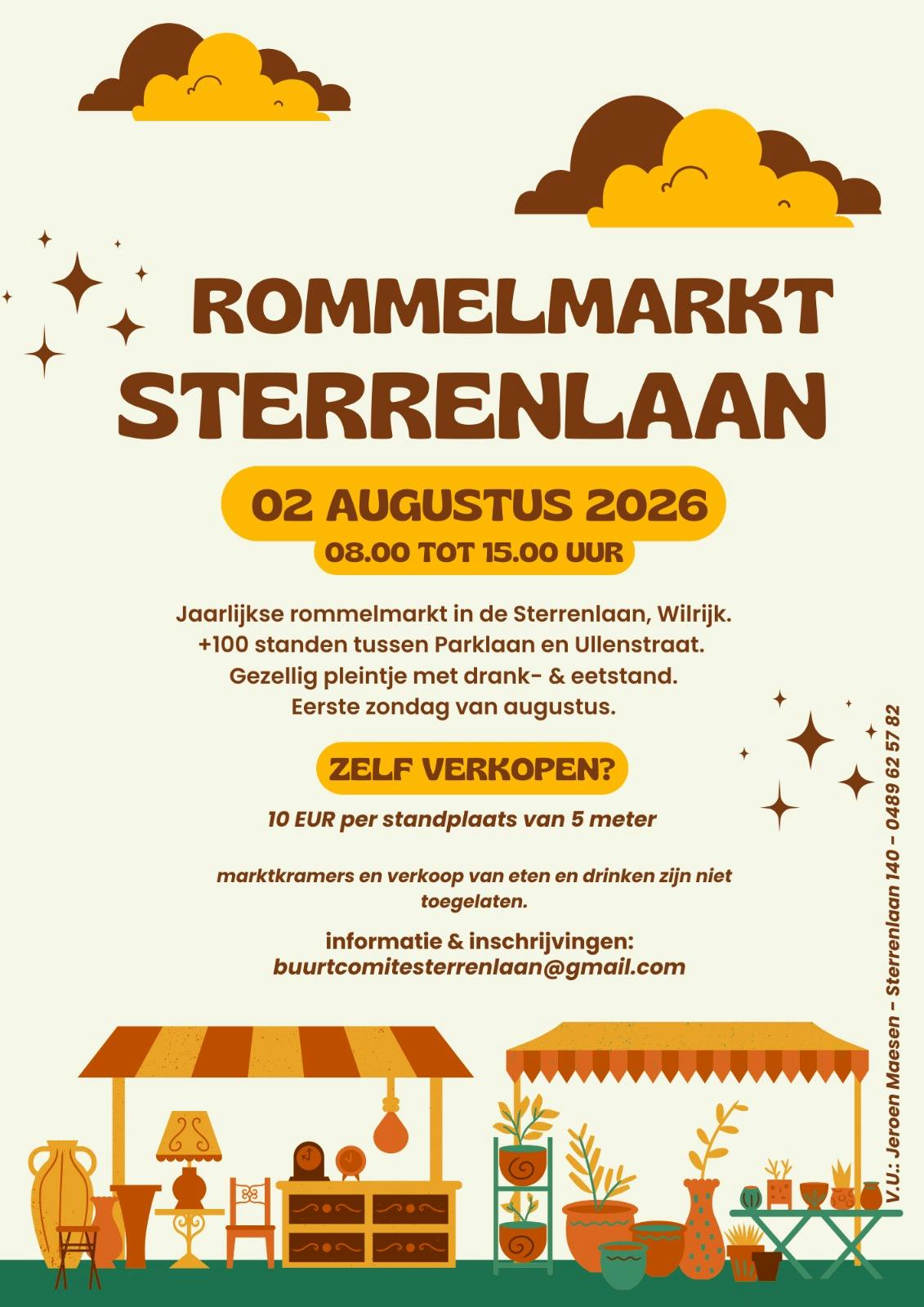 Rommelmarkt Sterrenlaan