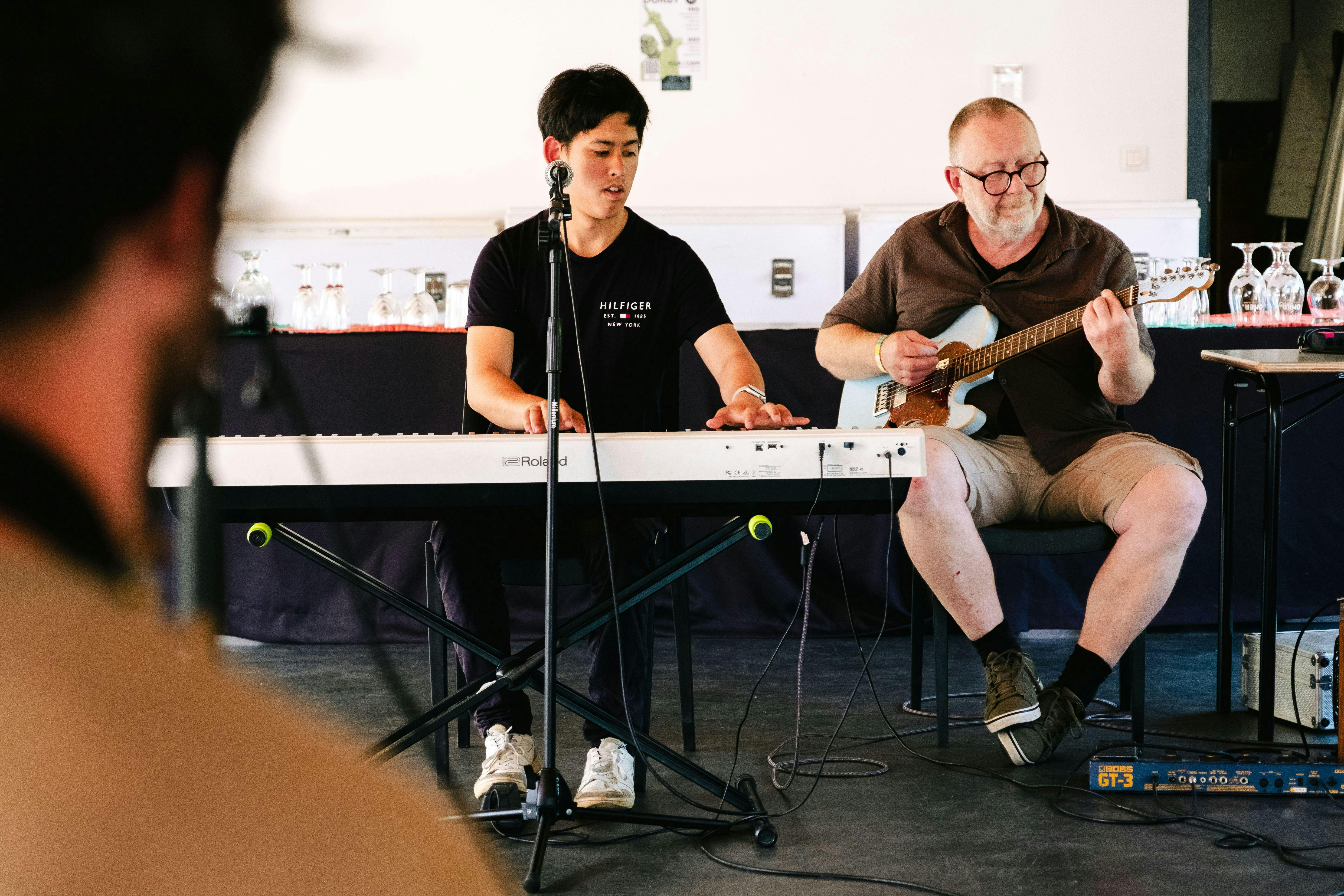 Jam sessions voor zangers en muzikanten