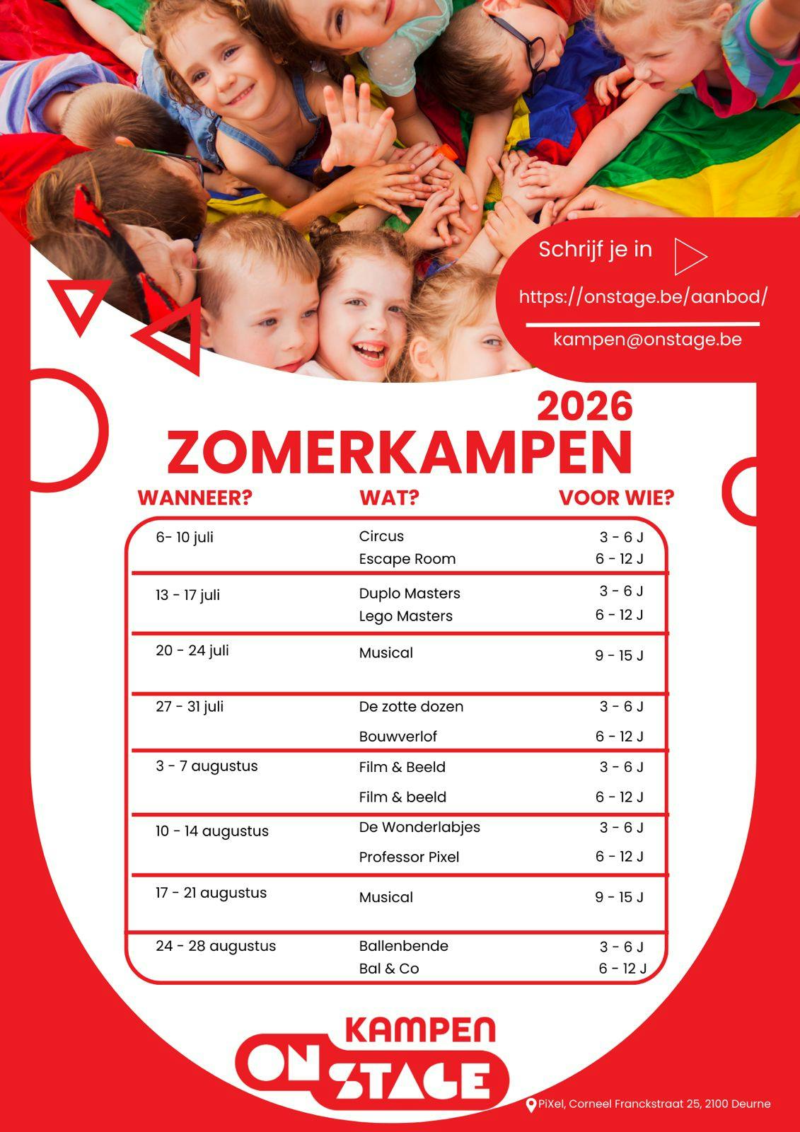 Zomerkamp On Stage: Duplo KLEUTERS