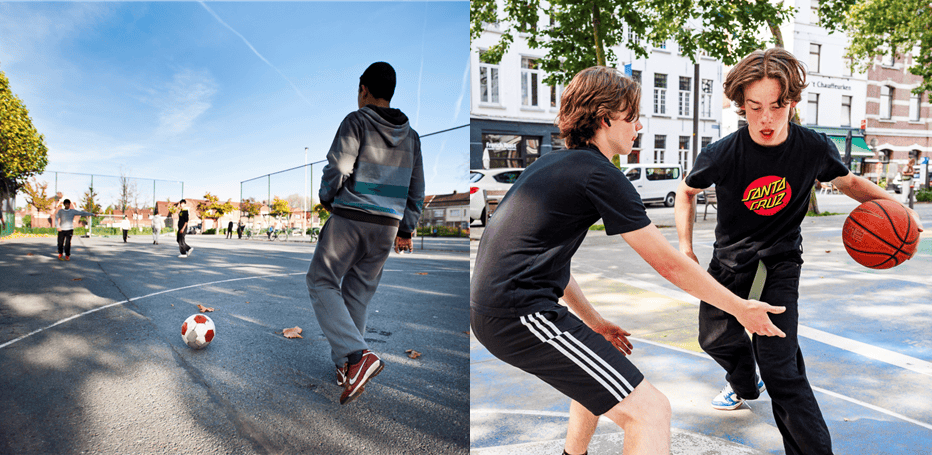 Sport op het Arenaplein