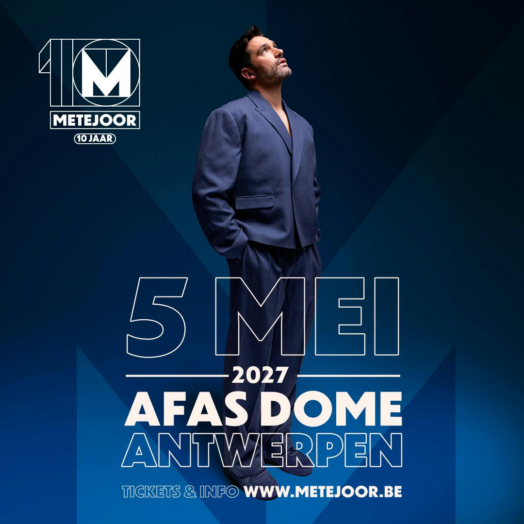 Metejoor viert 10 jaar carrière in Afas Dome in 2027