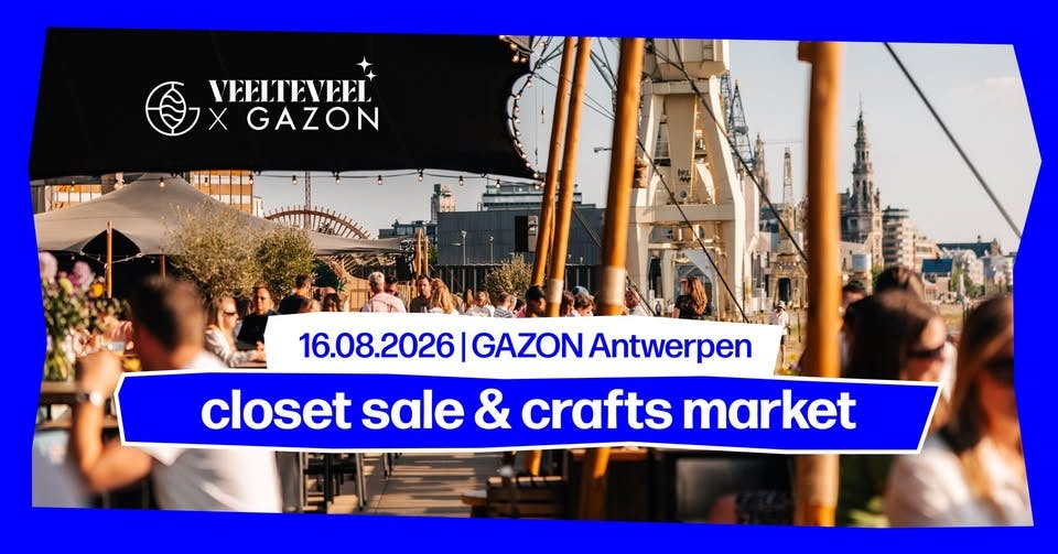 VEELTEVEEL x GAZON ANTWERPEN