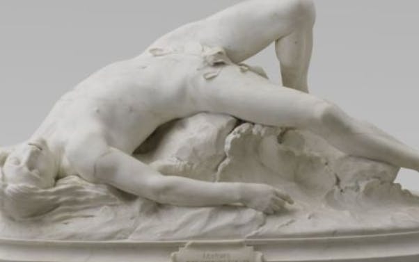 Joris Geefs, Leander, stervend op de oever van de Hellespont 