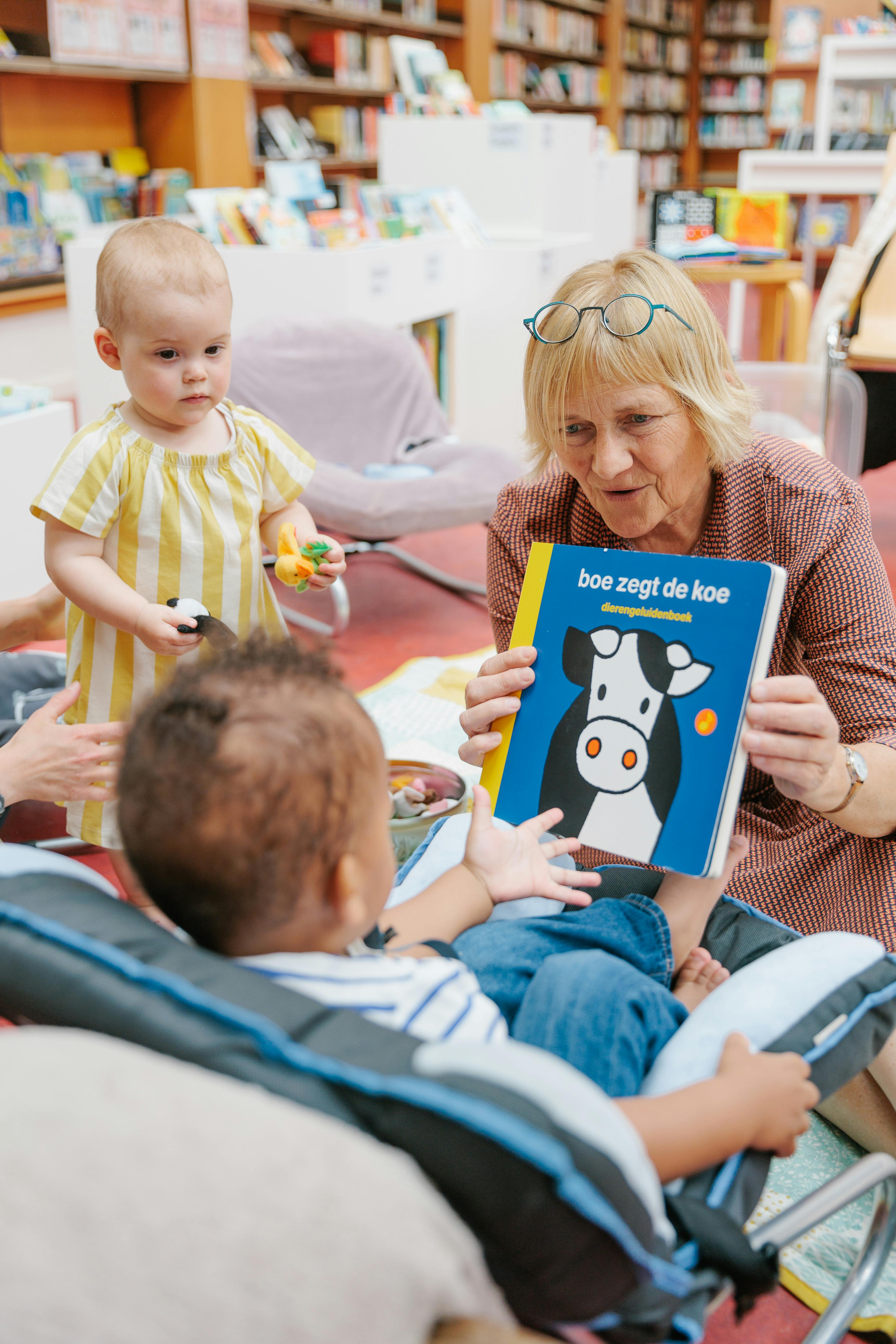 boek en baby