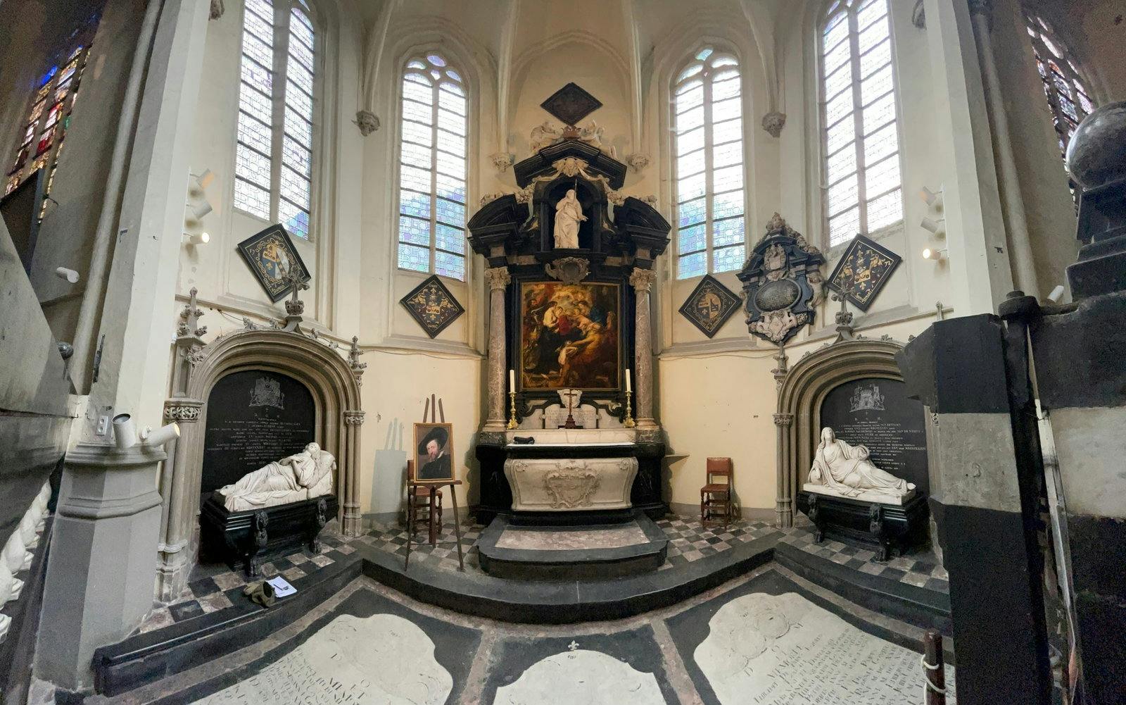 Antwerpen Sint Jacobskerk rubenskapel