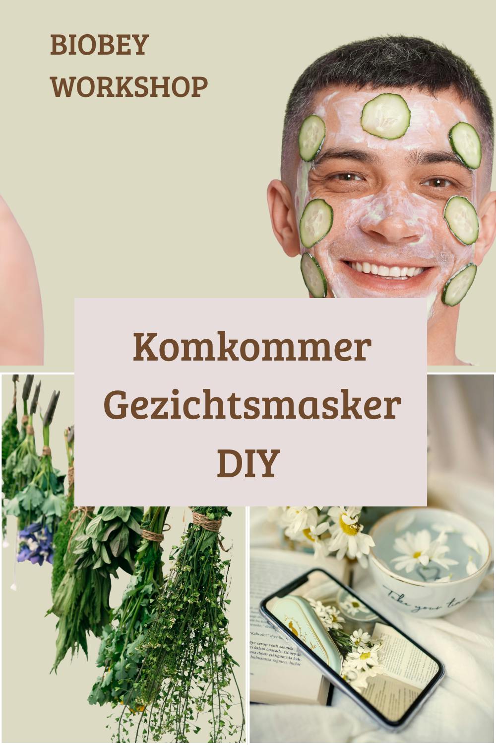 Biobey Hydraterend gezichtsmasker DIY met Komkommer