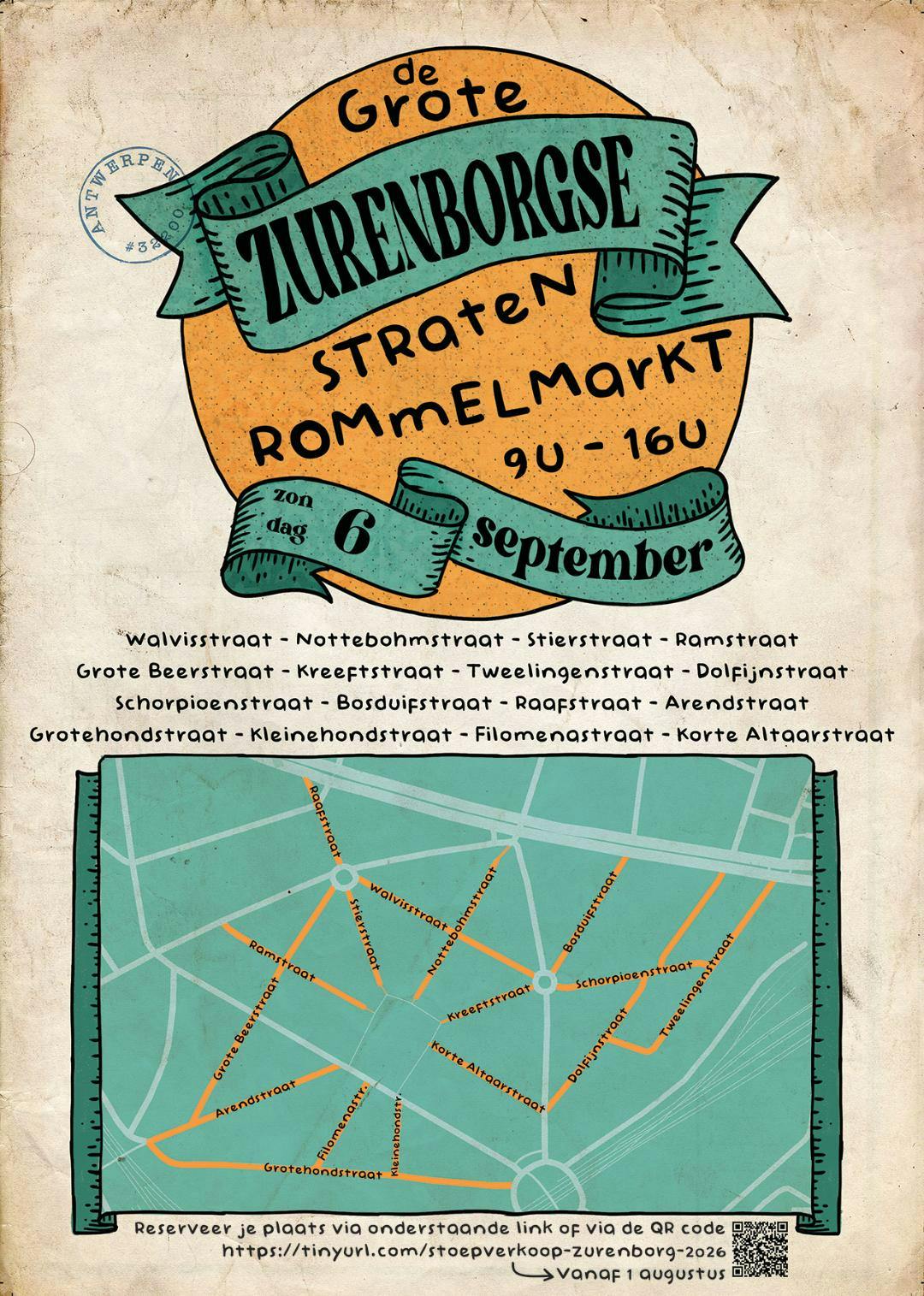 Stoepverkoop Zurenborg